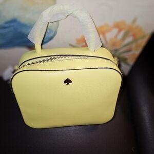 kate spade New York Maddy Top Handle Crossbody Camera Bag in Limelight